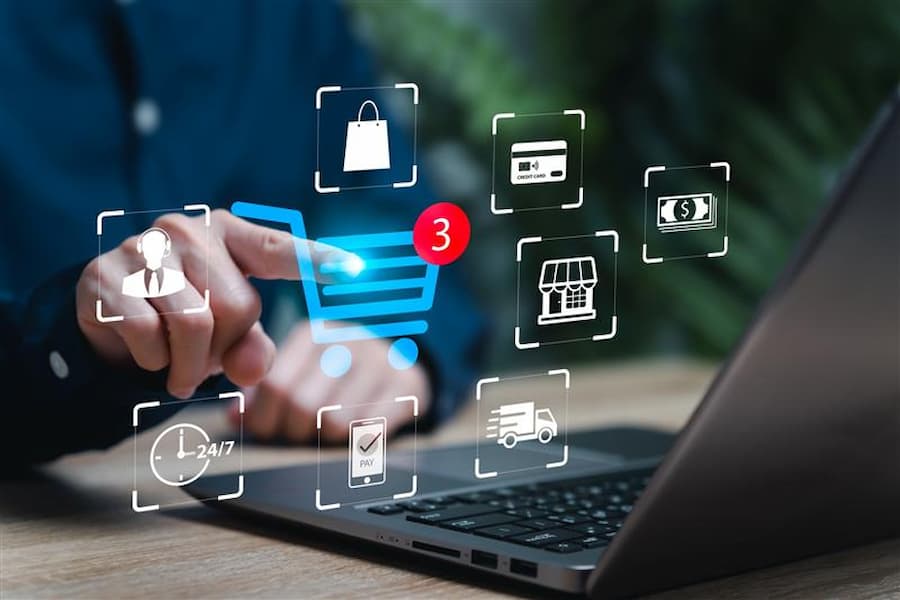 A Person is Searching on Laptop Which Online Business is Best in Pakistan