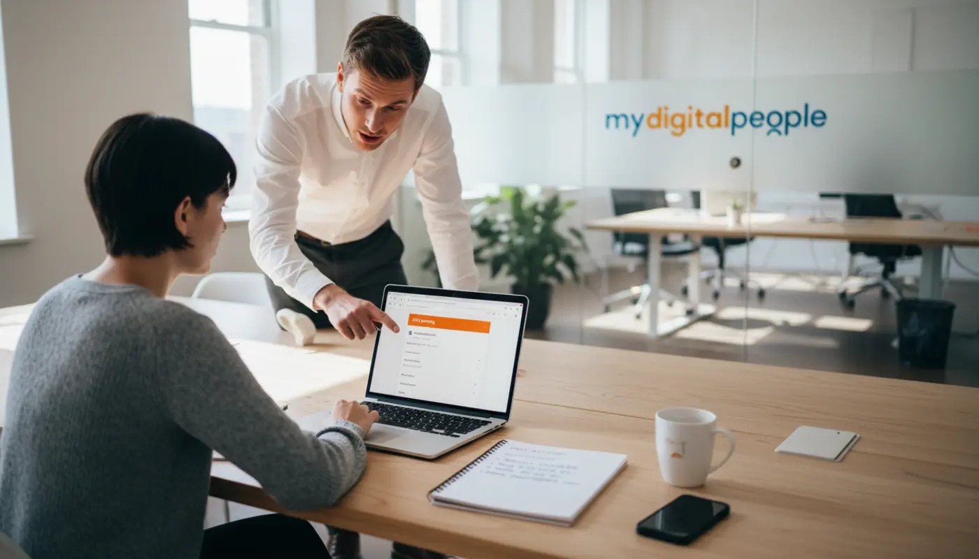 Team troubleshooting Shopify SSL pending issue with DNS settings in office workspace