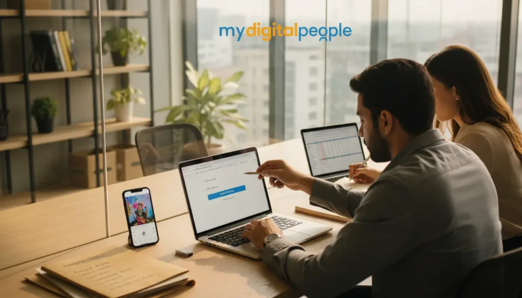 Marketers organising Reel downloads and permissions in a modern MDP agency workspace